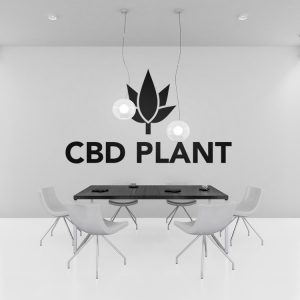CBD plant logo design