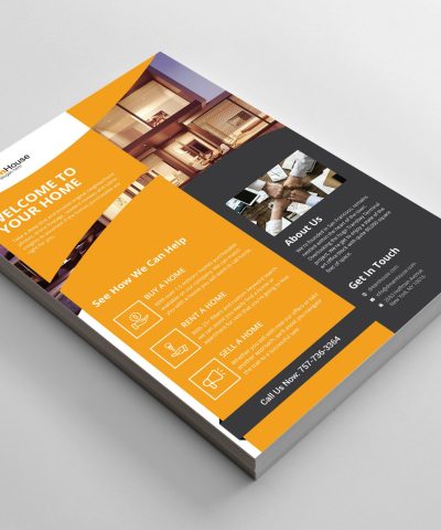 Alternative view of Real-Estate Flyer Print-Ready Template