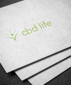 CBD life logo design