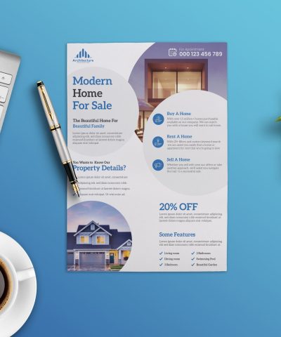 Real-Estate Flyer Print-Ready Template