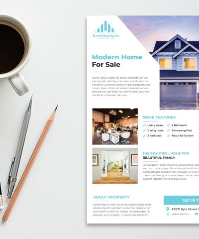 Real-Estate Flyer Print-Ready Template