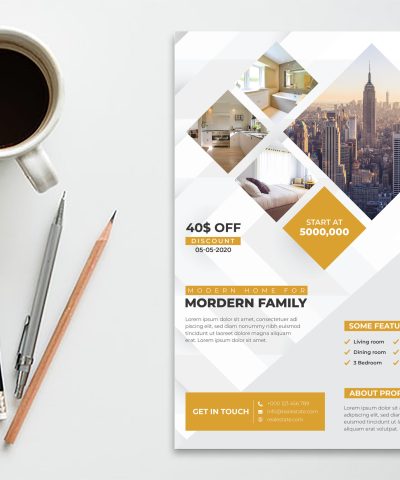 Real-Estate Flyer Print-Ready Template