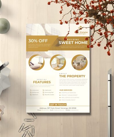 Real-Estate Flyer Print-Ready Template