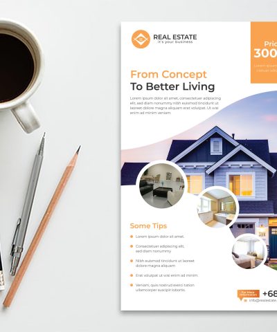 Real-Estate Flyer Print-Ready Template