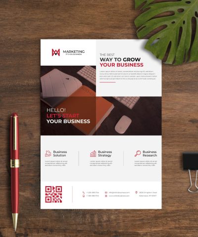 Alternative view of Corporate Flyer Print-Ready Template