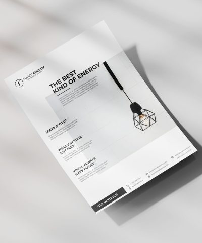 Minimal Flyer Print-Ready Template