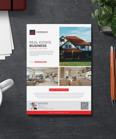 Real-Estate Flyer Print-Ready Template