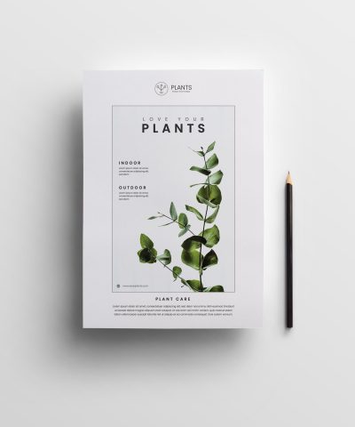 Alternative view of Minimal Flyer Print-Ready Template