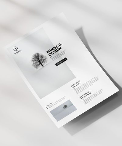 Minimal Flyer Print-Ready Template