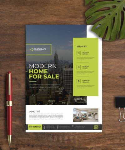 Alternative view of Real-Estate Flyer Print-Ready Template