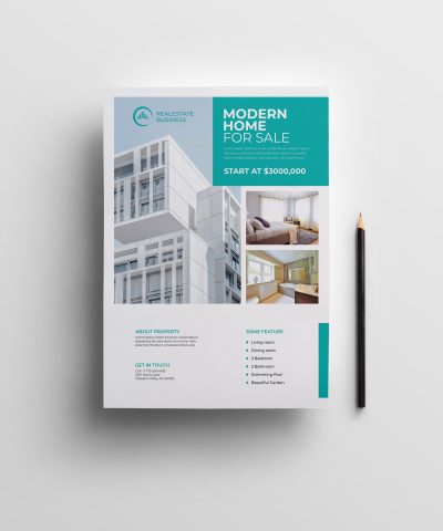 Real-Estate Flyer Print-Ready Template