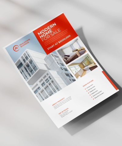 Alternative view of Real-Estate Flyer Print-Ready Template