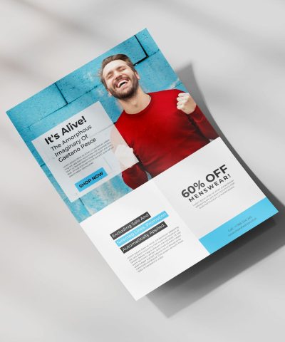 Clothing flyer template