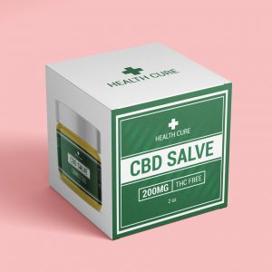 CBD salve box template