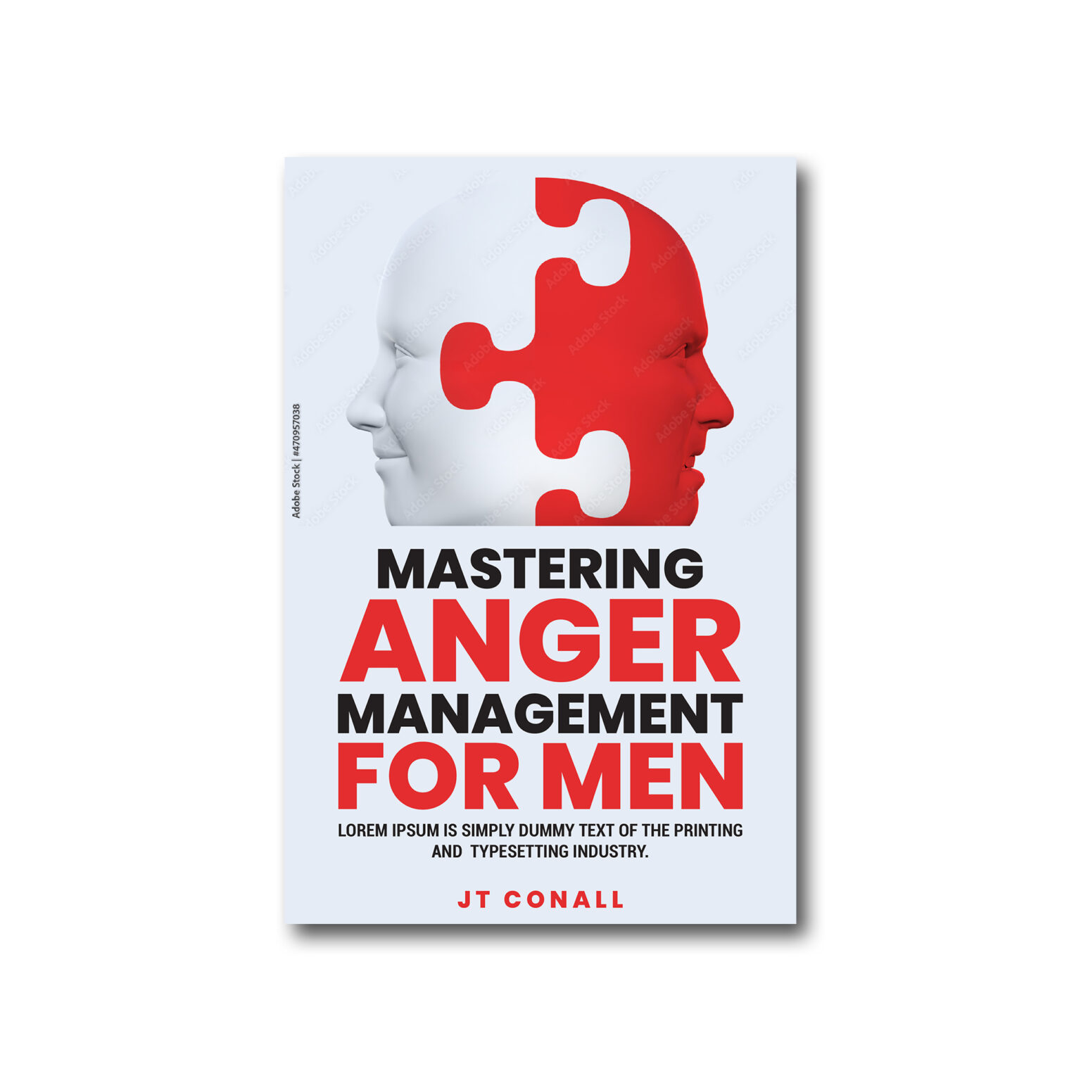 Mastering Anger Management Book Cover - Munez Studio