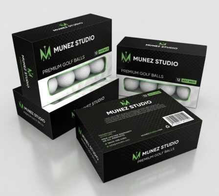 Golf Balls Box Template1